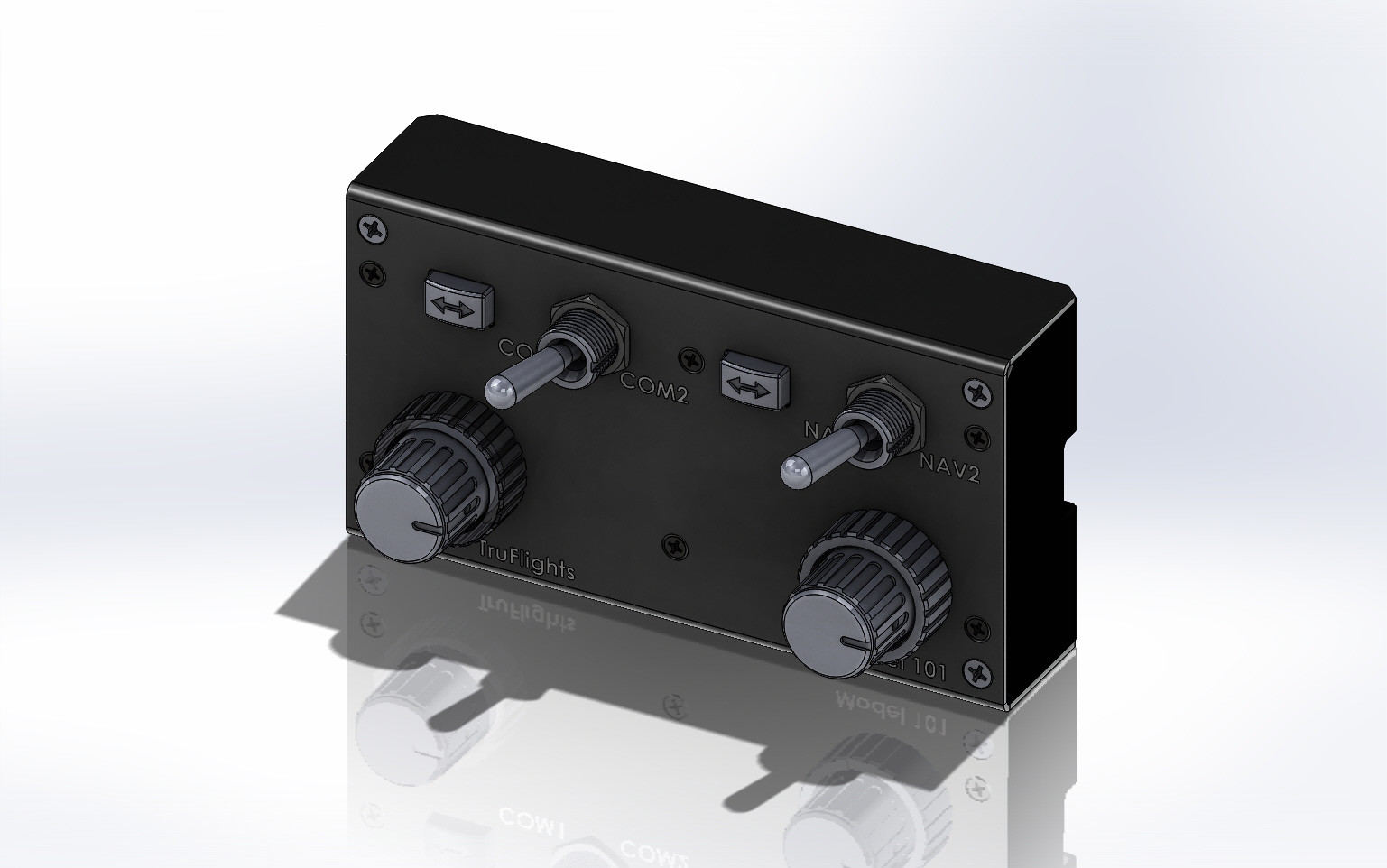 Compact Input Control DUAL NAV/COM – Model 101 TruFlights